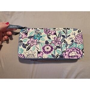 Vera Bradley Floral Zip Pill Organizer Case Travel Medicine Pouch